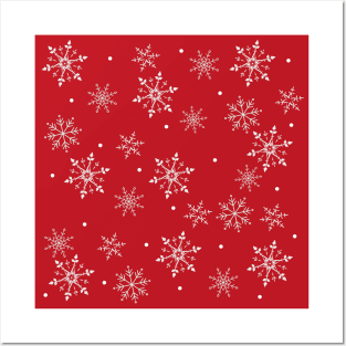 Pretty snowflakes Posters and Art